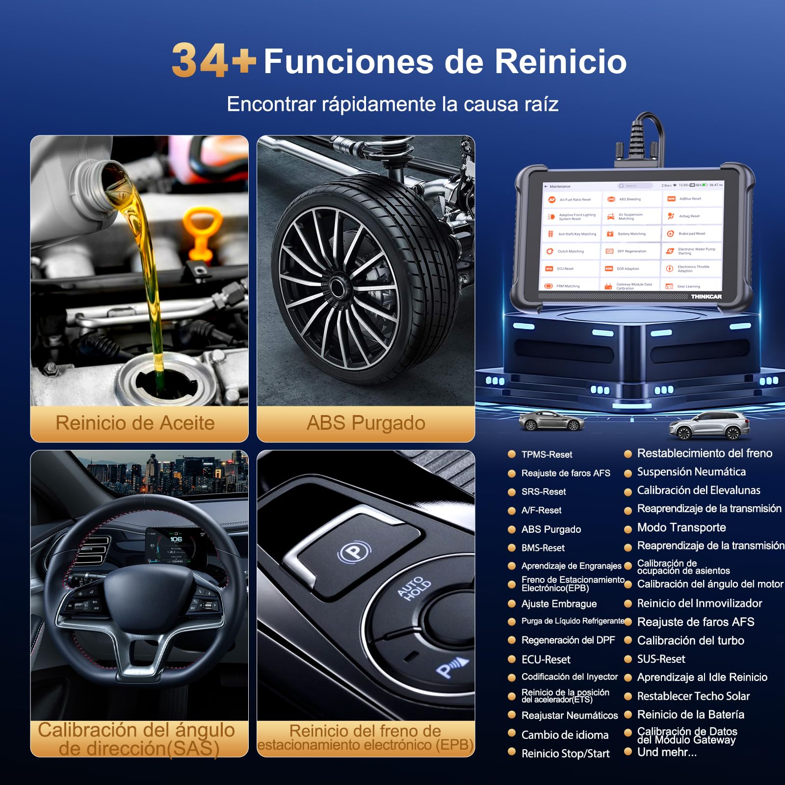 Thinkcar Thinkscan 689 diagnostica auto OBD2 tutti i sistemi