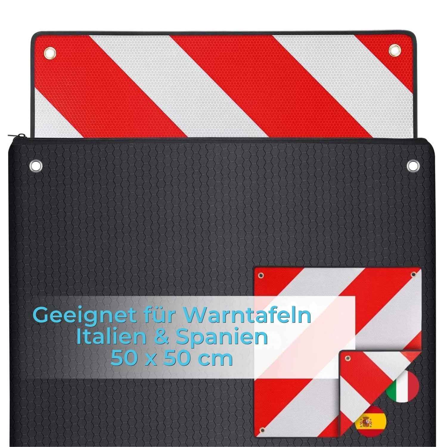 PLANGER Warntafeln Custodia per Cartello 53x53 cm con Cerniera