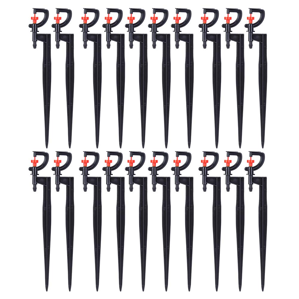 OUKENS irrigatore rotante 360° micro ugello giardino 20 pezzi