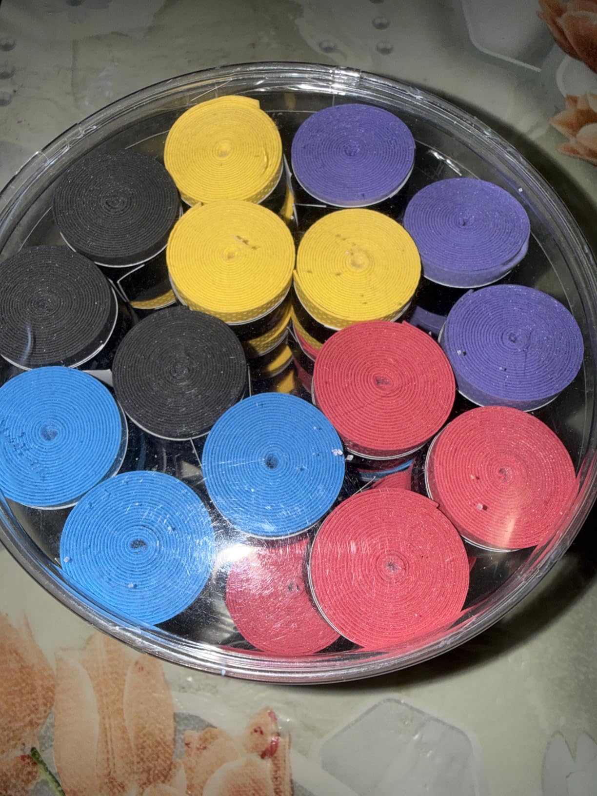 OUKENS Overgrip Racchetta Tennis Badminton PU 60 Pezzi