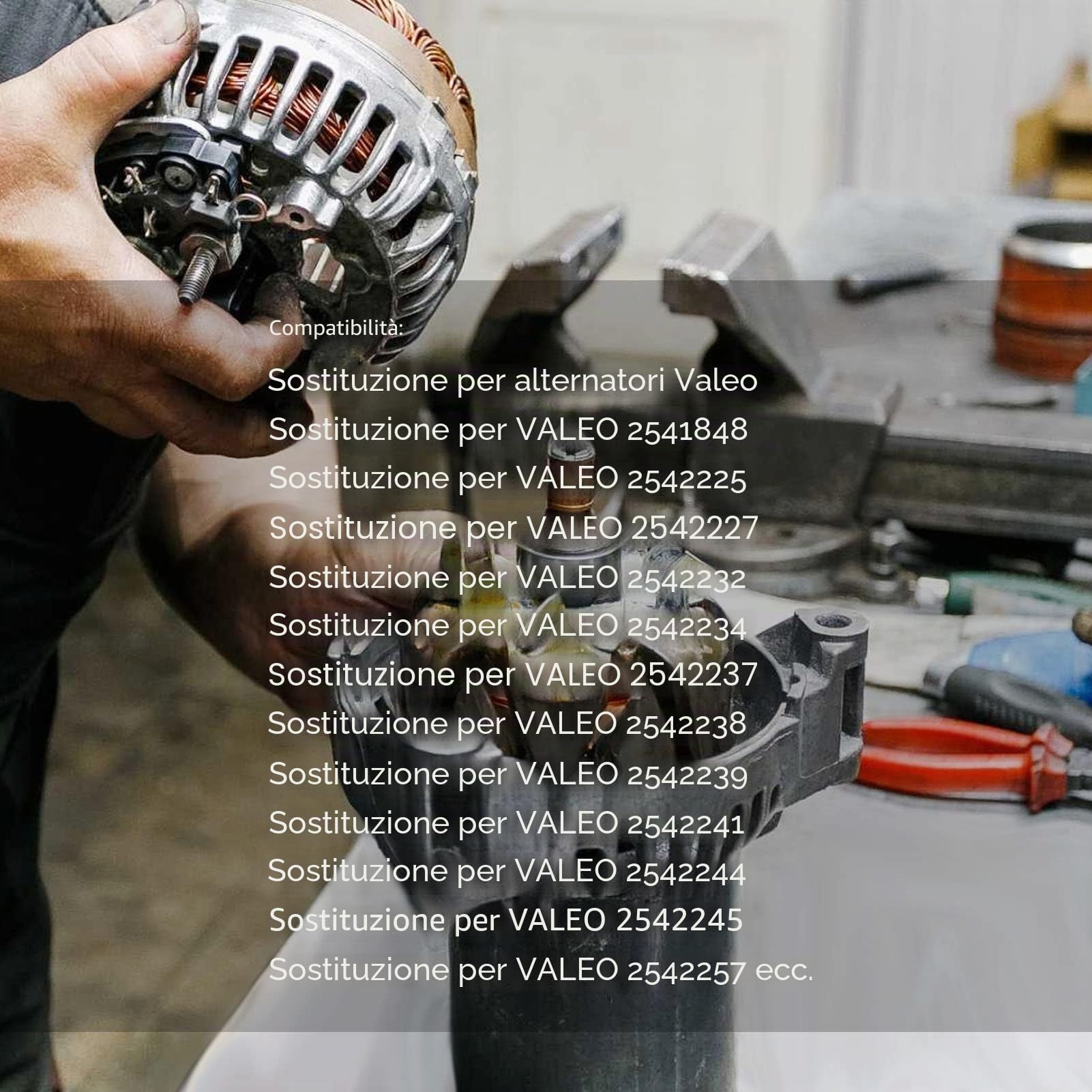 OUKENS kit spazzole anello collettore alternatore Valeo 230090