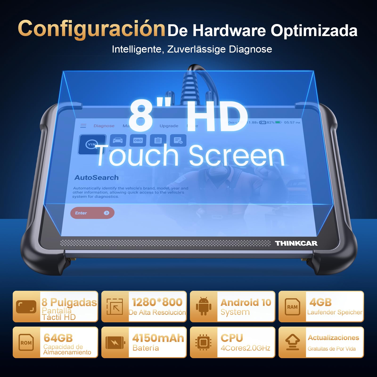 Thinkcar Thinkscan 689 diagnostica auto OBD2 tutti i sistemi