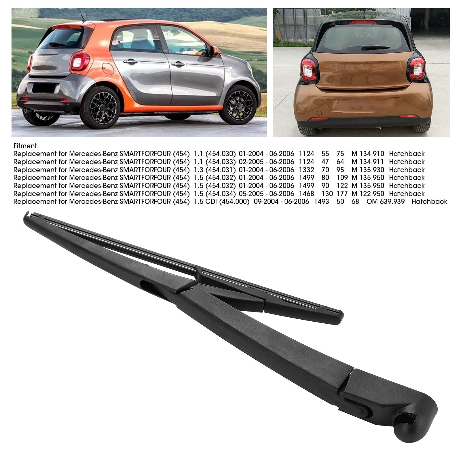 OUKENS Braccio Tergicristallo Posteriore Smart Forfour 454
