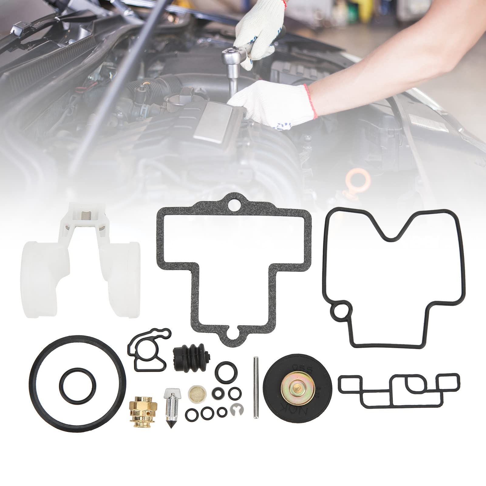 OUKENS Kit Riparazione Carburatore Keihin FCR Silicone