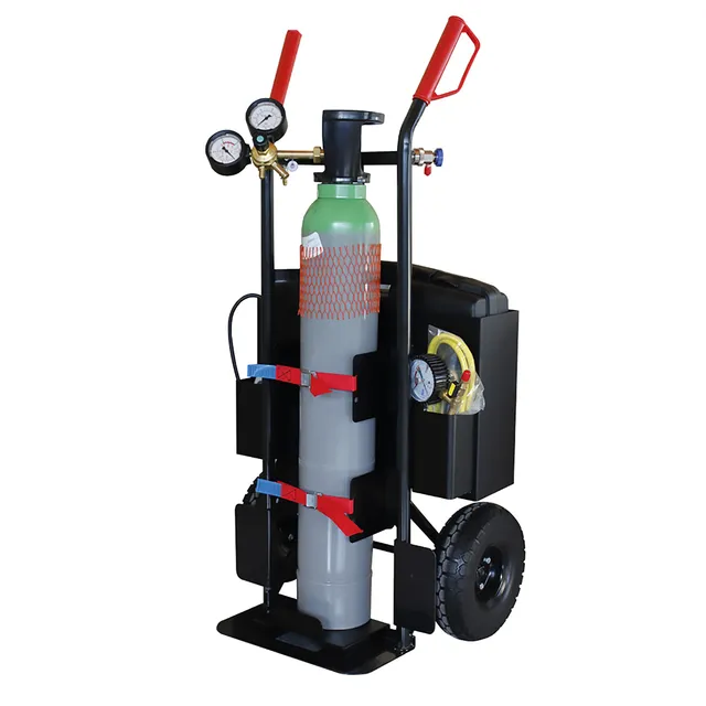 Marcotools Kit cercafughe azoto idrogeno N2H2 con carrello bombole