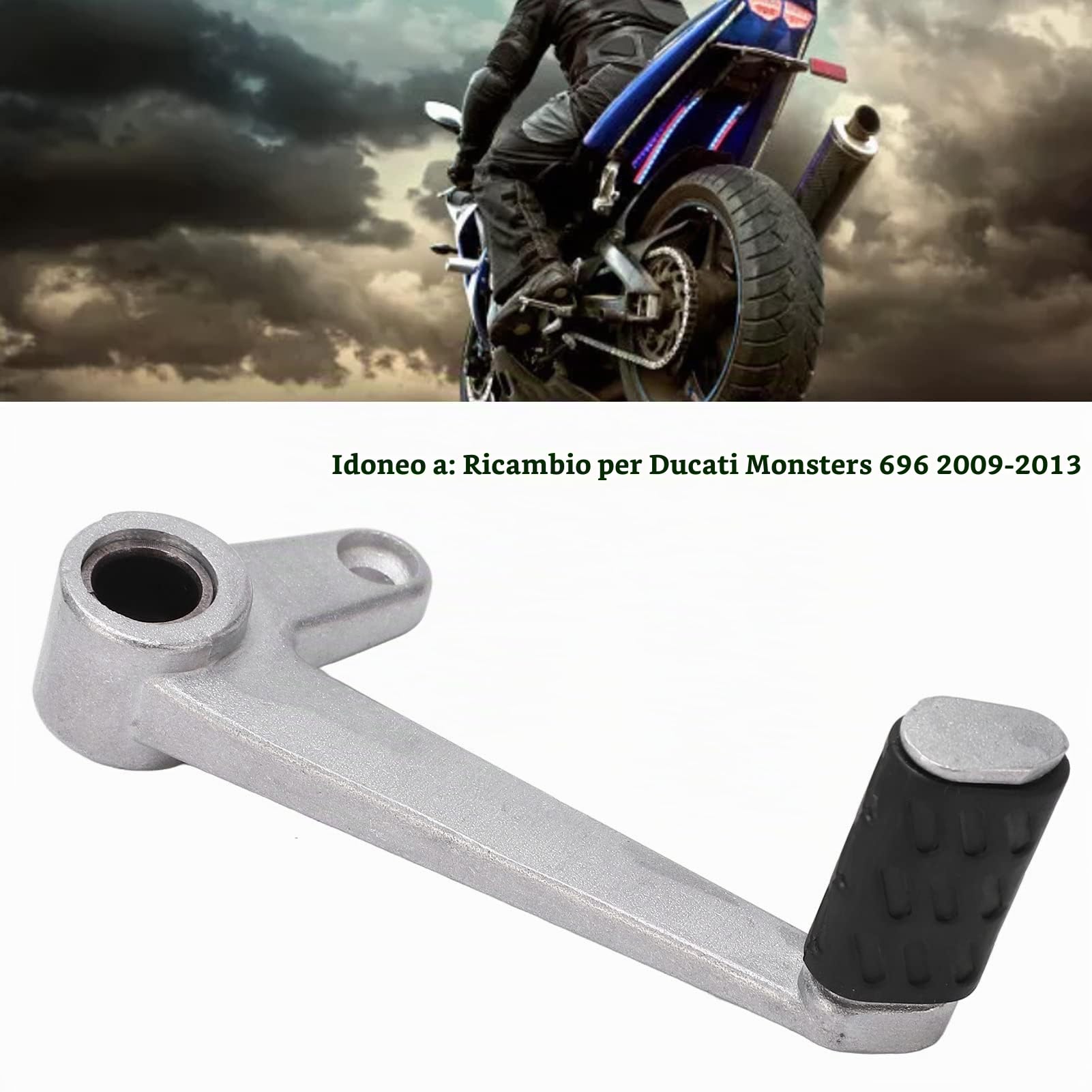 OUKENS Leva Cambio Ducati Monster 696 Alluminio 12 mm