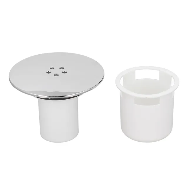 OUKENS Coperchio Scarico Doccia 90 mm Cromato Filtro Capelli