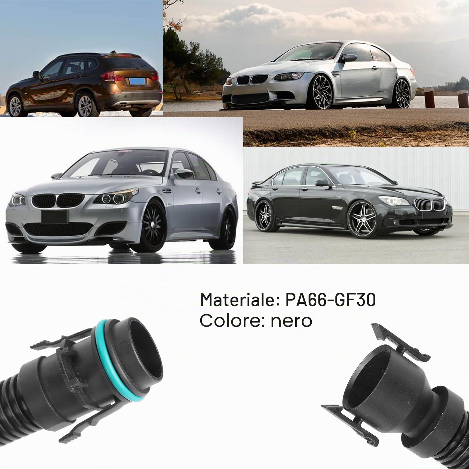 OUKENS 13717803842 Tubo Aspirazione Aria BMW PA66-GF30