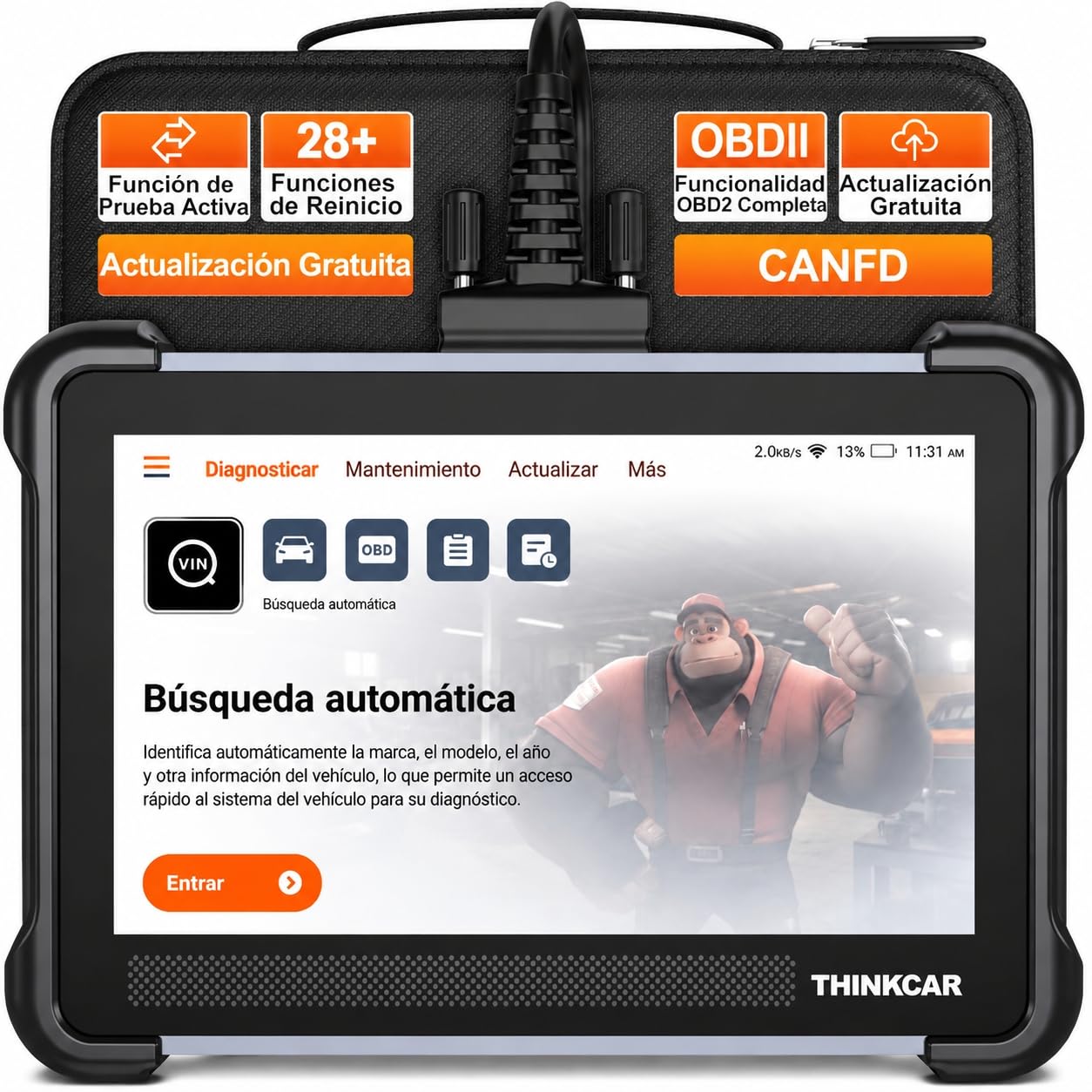 Thinkcar THINKSCAN 672 Diagnostica OBD2 Tutti Sistemi 28 Reset