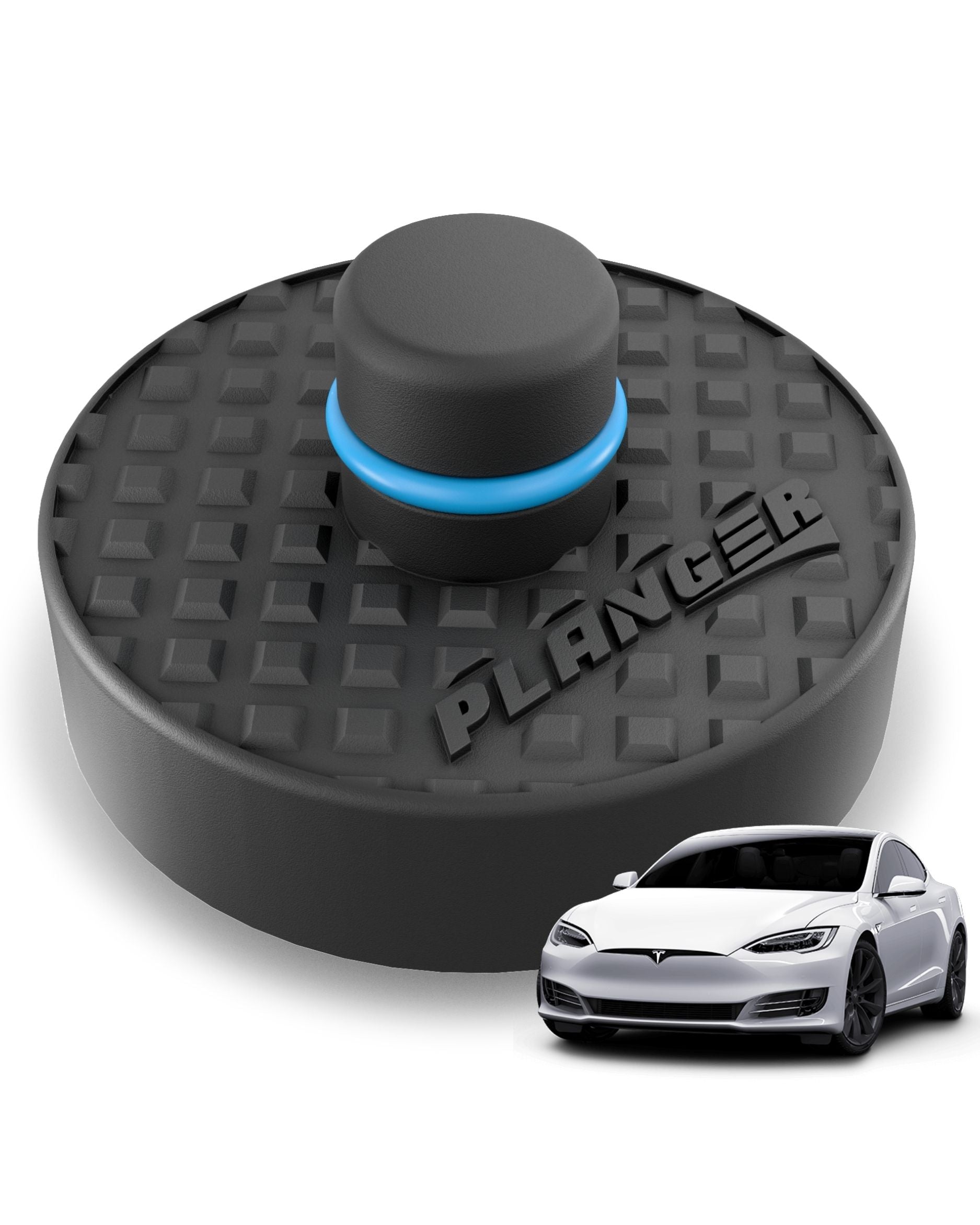 PLANGER Enrgy Pad Piatto Tampone Gomma per Cric Tesla 3,5t