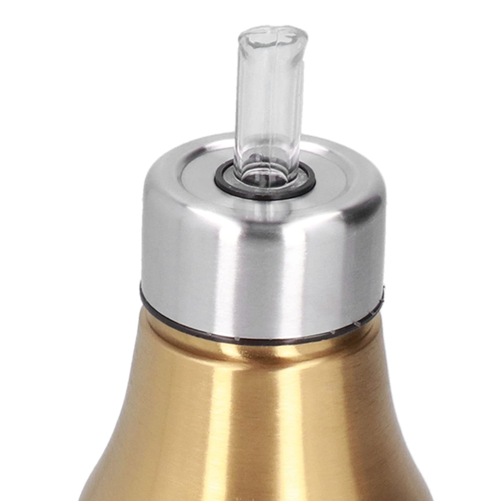 OUKENS Dispenser Olio 500 ml Acciaio Oro Antigoccia