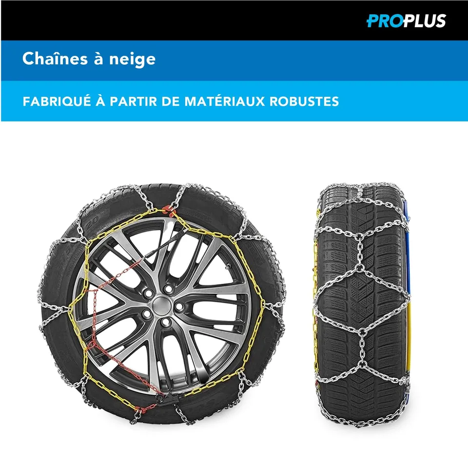 ProPlus KNR245 Catene Neve Auto 16 mm 2 Pezzi ÖNORM