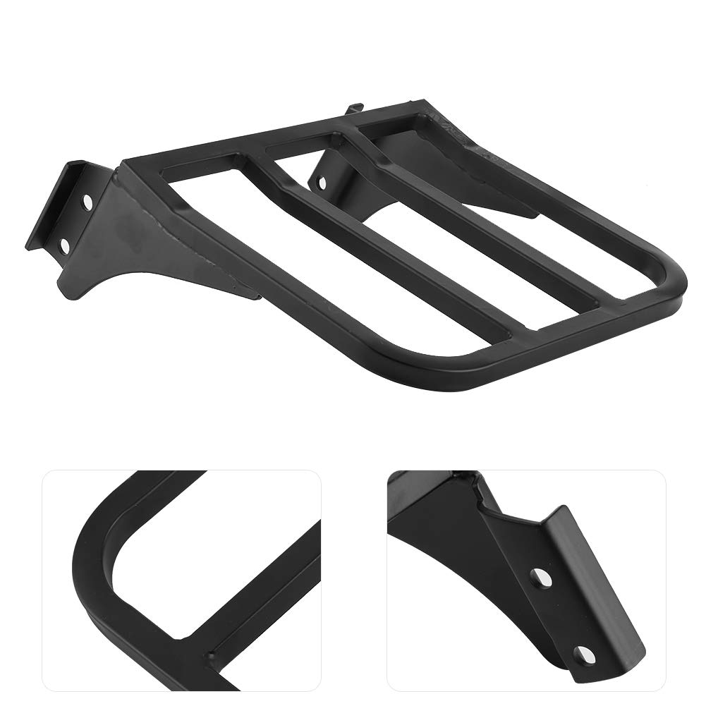 OUKENS Portapacchi Moto XL dal 2004 Acciaio Nero