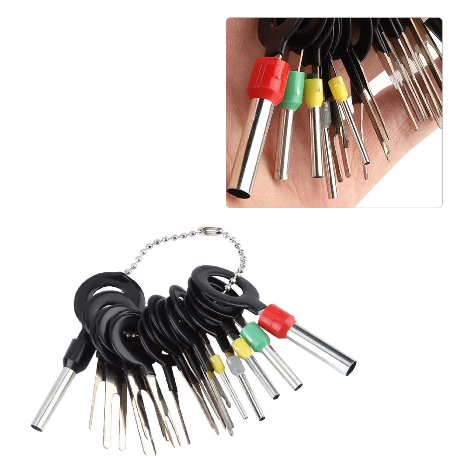 OUKENS Kit Estrattori Terminali Auto 18 Pezzi Metallo