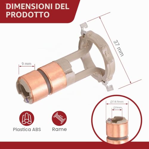 OUKENS 230090 Set Spazzole Collettore Alternatore Valeo