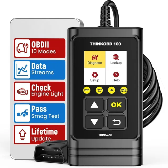 Thinkcar Thinkobd 100 lettore auto OBD2 motore con filo