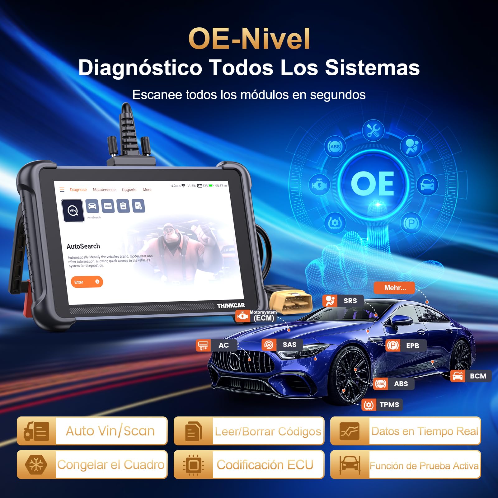 Thinkcar Thinkscan 689 diagnostica auto OBD2 tutti i sistemi