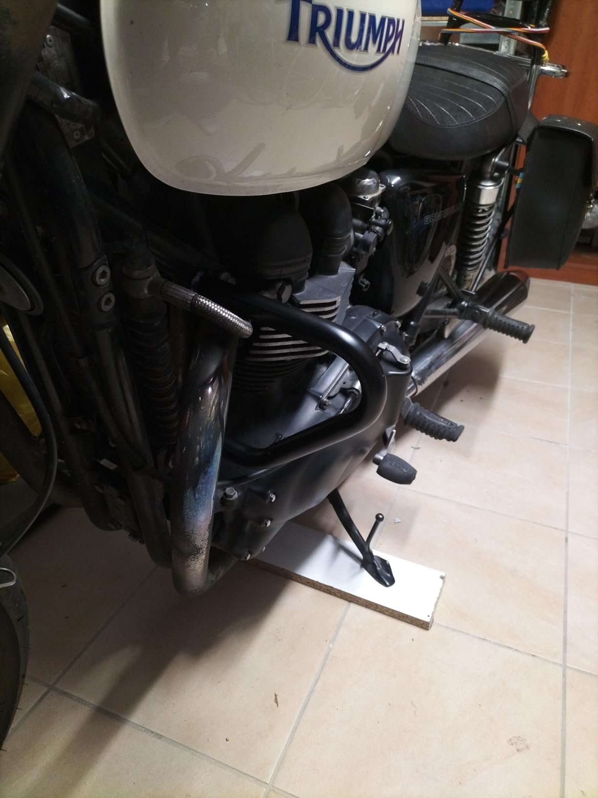Oukens paramotore FG007BK Triumph Bonneville nero 2 pz