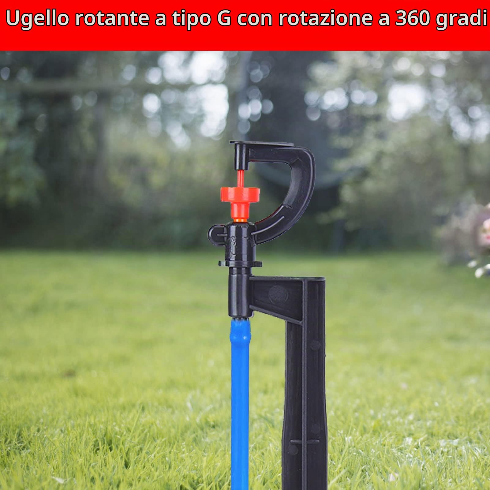 OUKENS irrigatore rotante 360° micro ugello giardino 20 pezzi