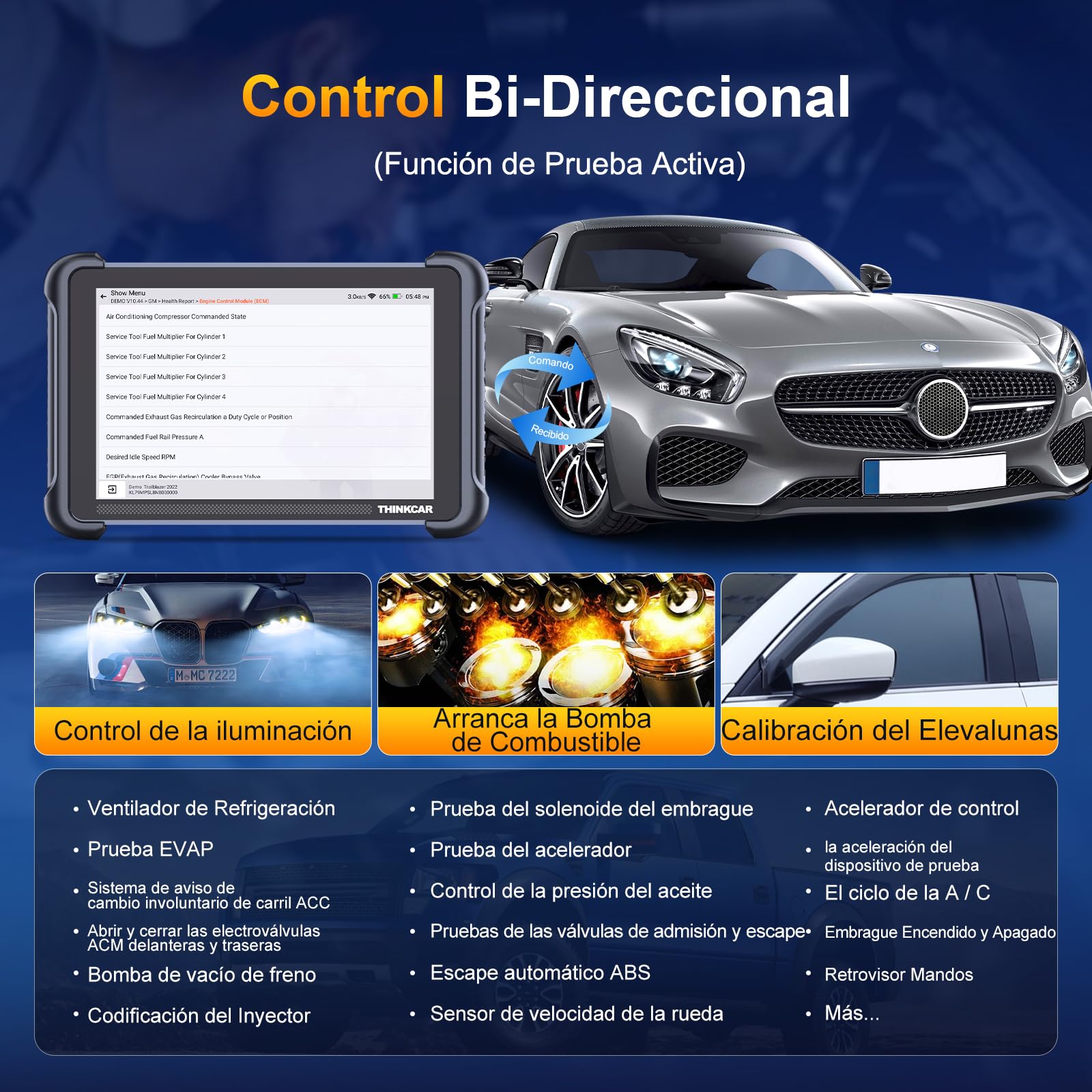 Thinkcar THINKSCAN 689BT Diagnosi Auto OBD2 Tutti Sistemi