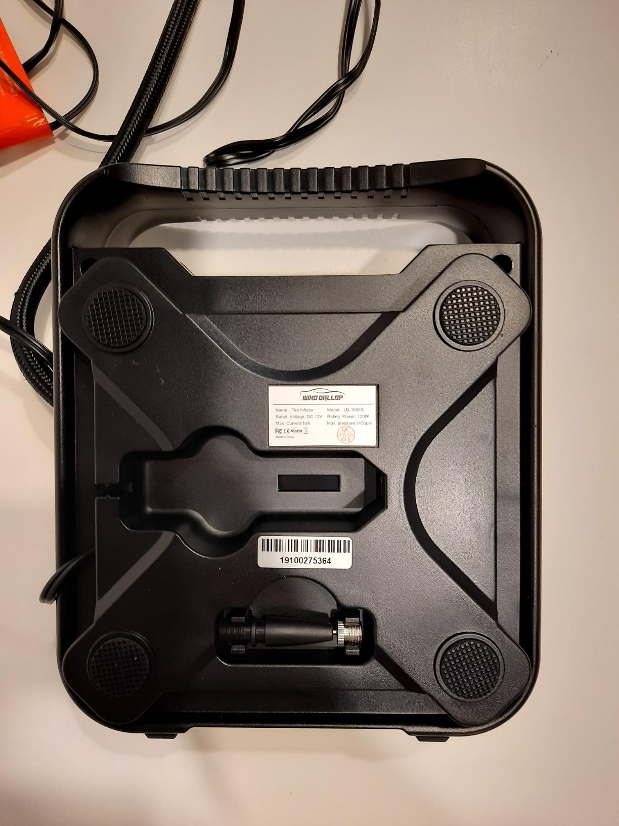 WindGallop Compressore Aria Auto Portatile 12V LCD LED