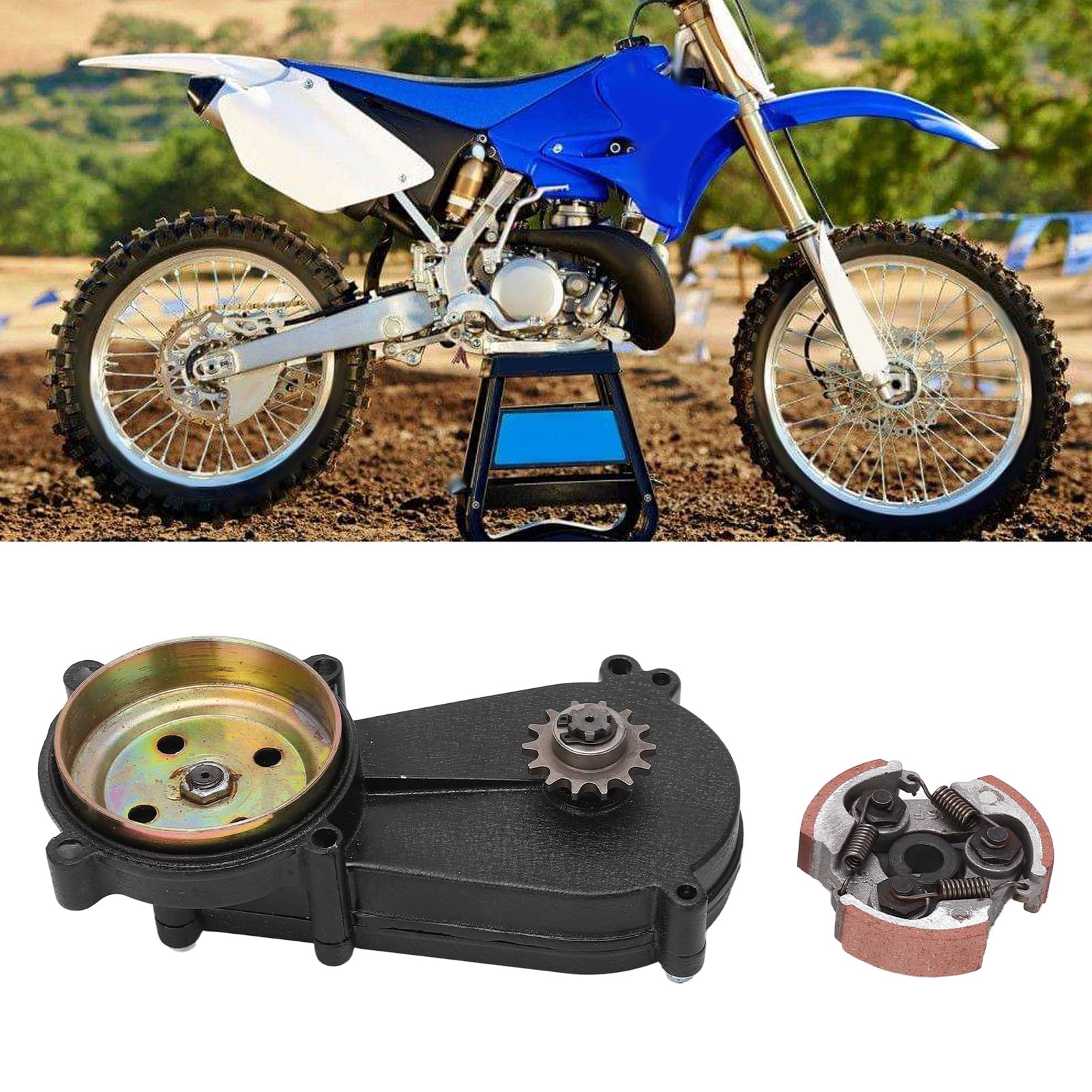 OUKENS Kit Frizione Campana 14T Catena T8F Mini Quad 47 49cc