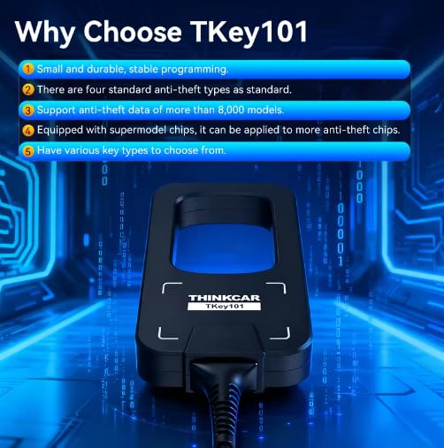 Thinkcar TKEY 101 Programmatore Chiavi Auto con 6 Chiavi