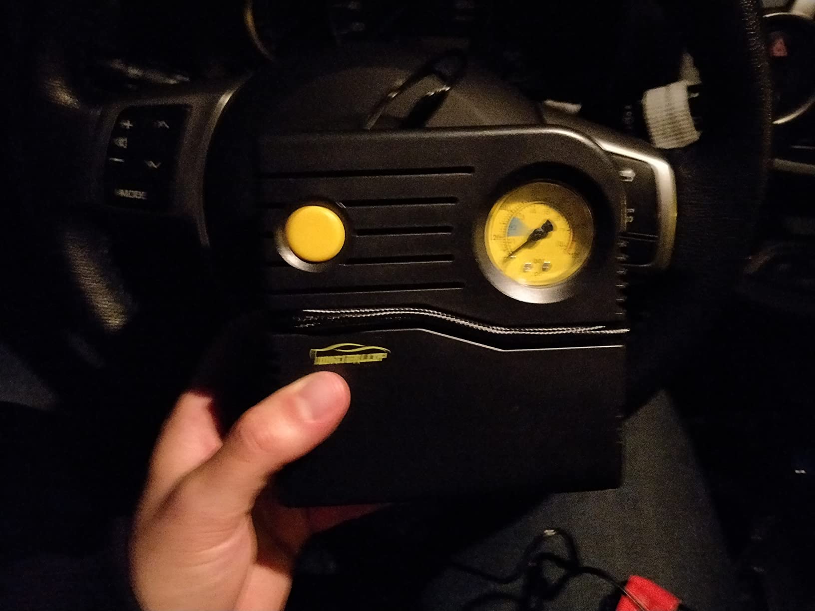 WindGallop Tire Inflators compressore portatile nero digitale LED