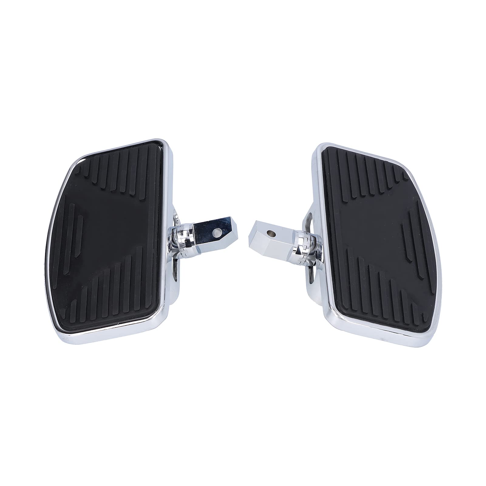 OUKENS Pedane Moto Larghe VTX1300 VTX1800 2 Pezzi Acciaio Gomma