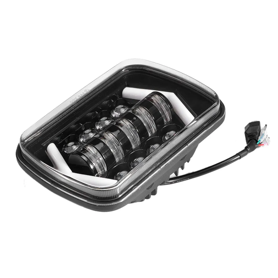 OUKENS LED Headlight Bulbs Faro Anteriore 5x7 IP67 1pz Nero