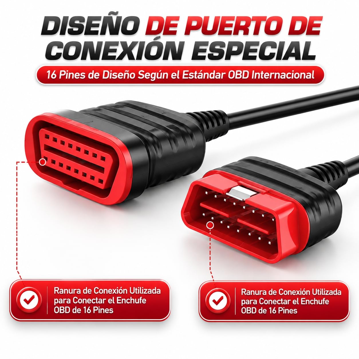 Thinkcar Cavo Prolunga OBD2 16 Pin Universale Sottile