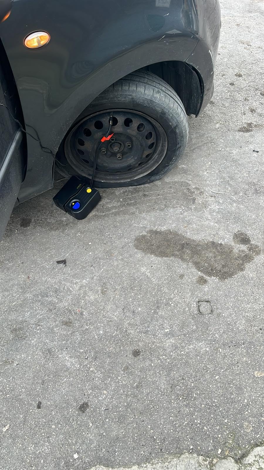 WindGallop Tire Inflators compressore portatile nero digitale LED