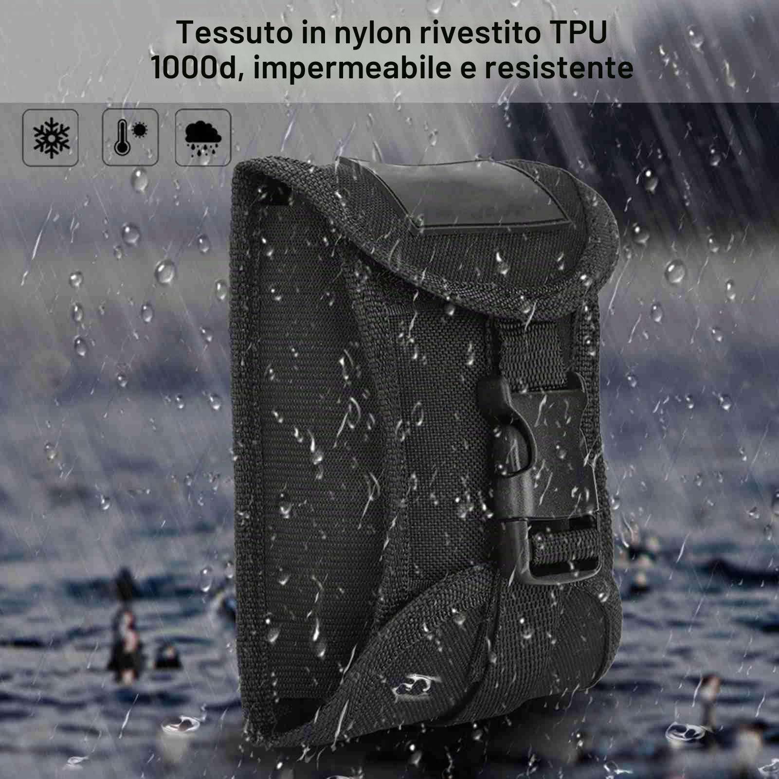 OUKENS Tasca Pesi Immersione 3 kg Nylon Nero