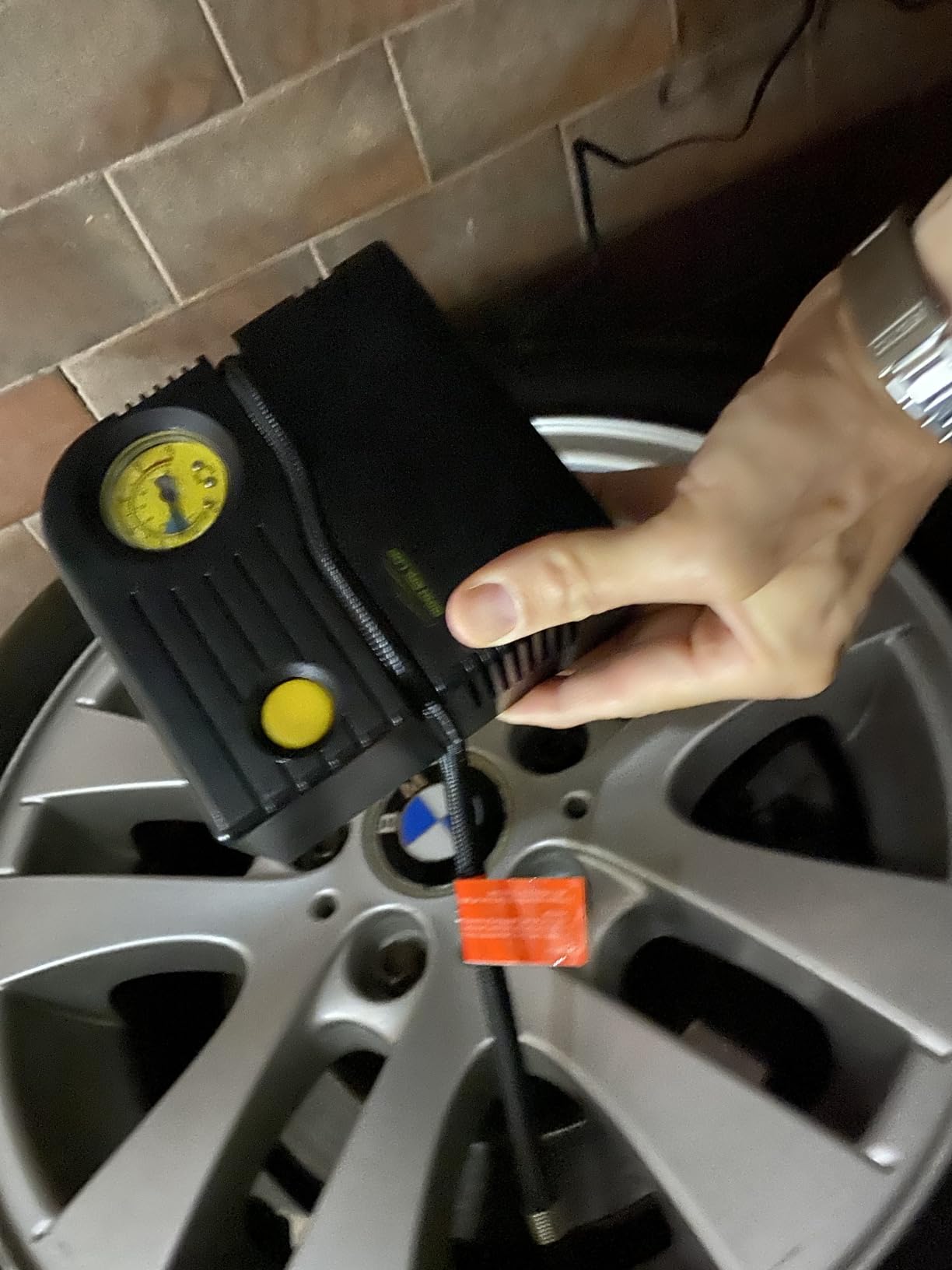 WindGallop Tire Inflators compressore portatile nero digitale LED