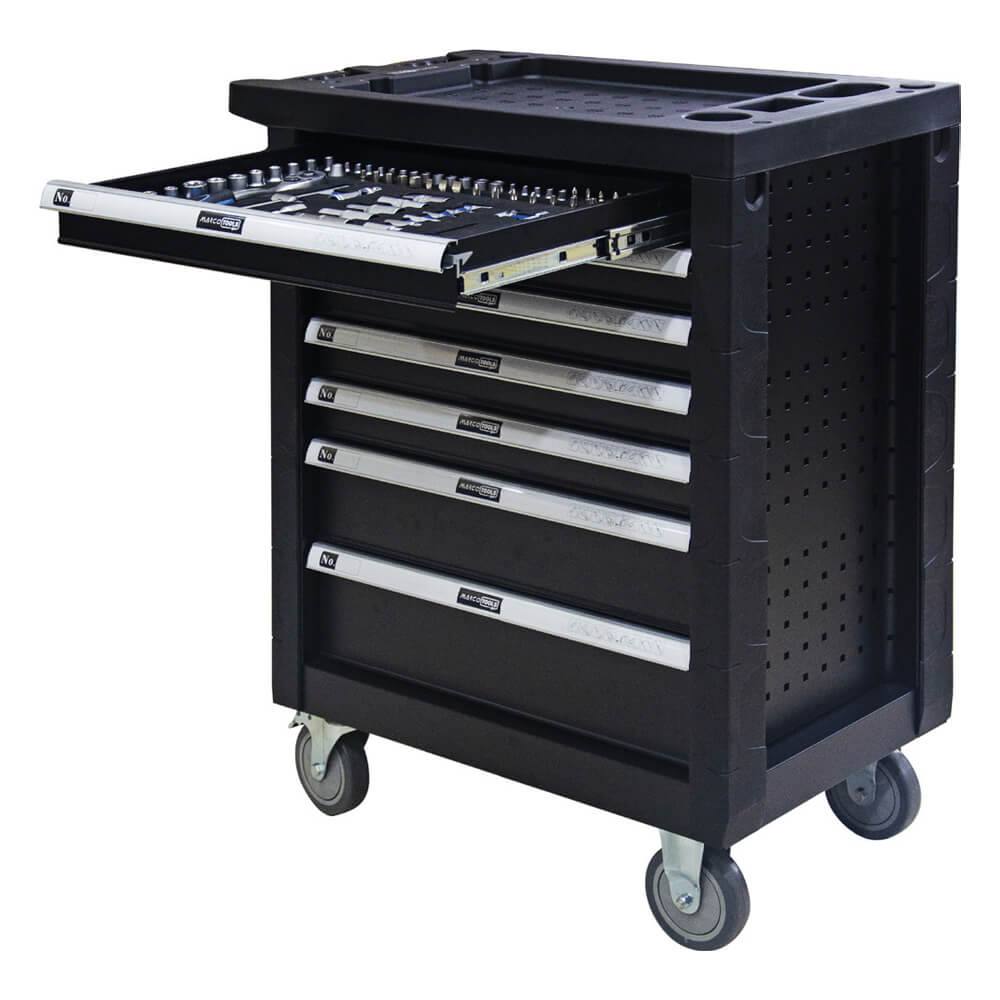 Marcotools Carrello 7 Cassetti Portautensili 172 Utensili