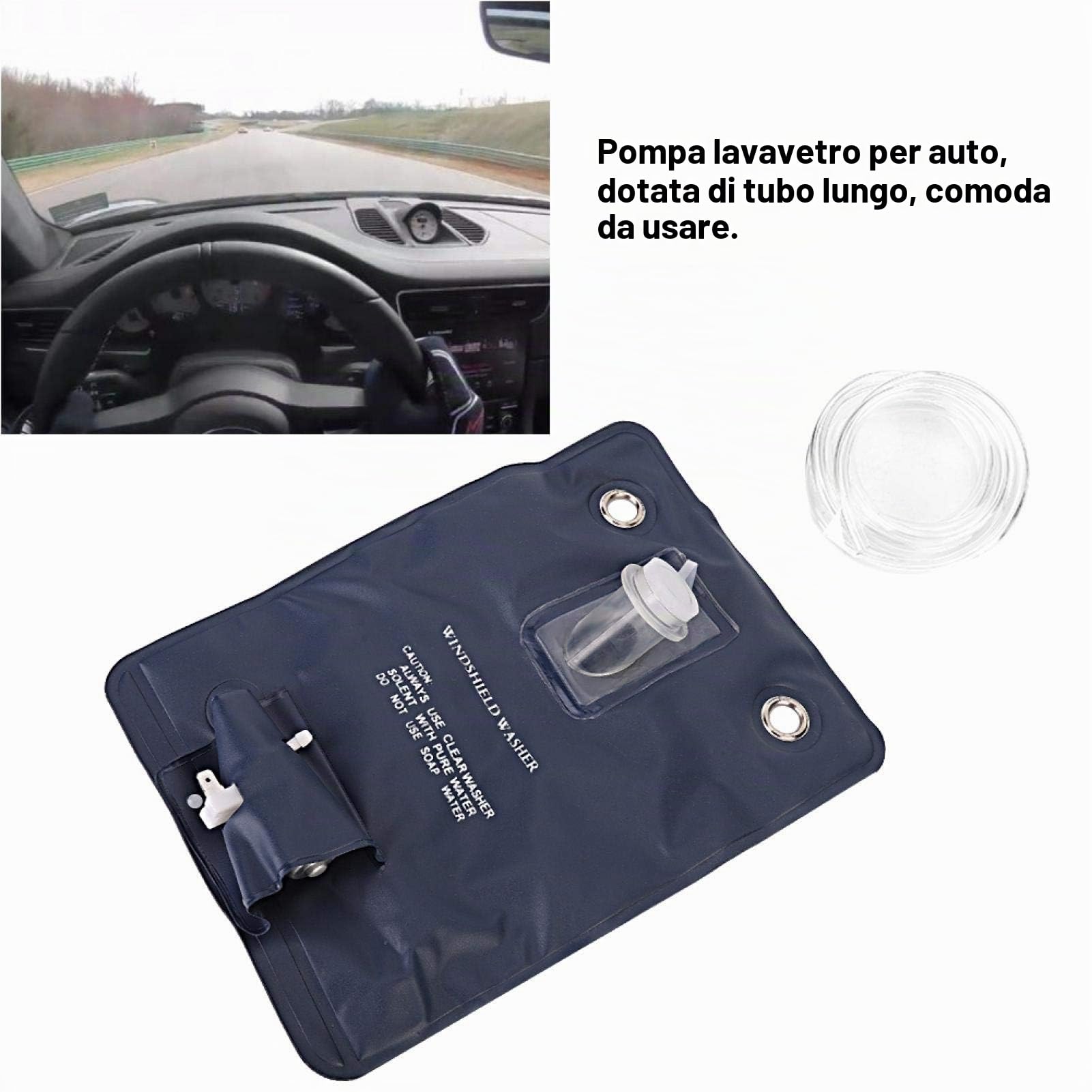 OUKENS Auto Electrical Kit Lavavetri 151286776374 12V con Borsa
